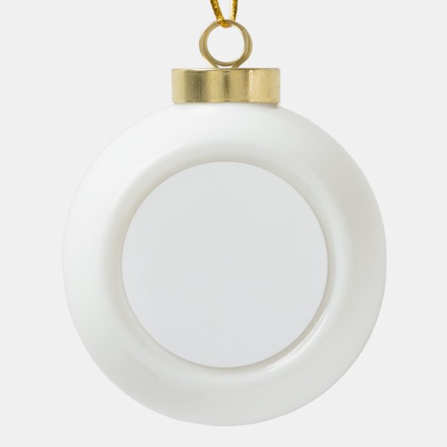 Create Your Own Ceramic Ball Ornament (Front)