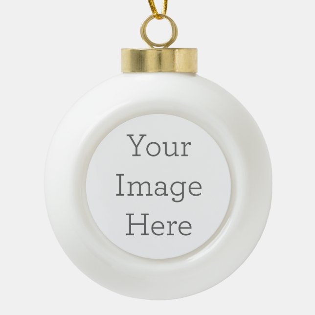 Ceramic Ball Ornament (Front)