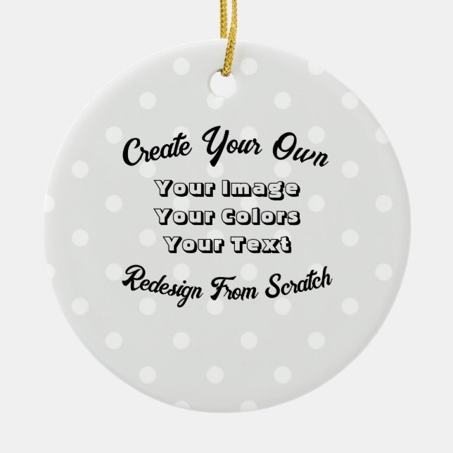 Create Your Own Ceramic Ornament (Front)