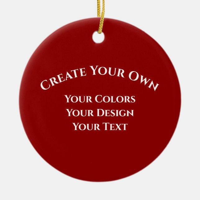 Create Your Own Ceramic Ornament (Front)