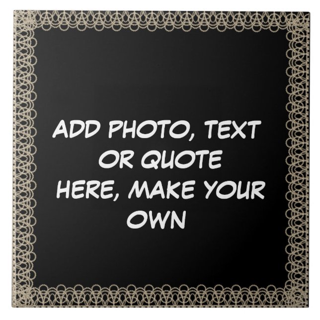 CREATE* YOUR OWN CERAMIC TILE (Front)