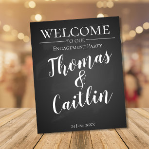 Create your own chalkboard party sign