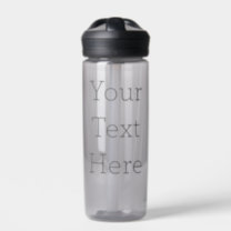 Create Your Own Charcoal 20 oz Water Bottle