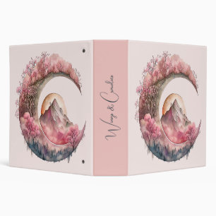 Create Your Own Cherry Blossom Moon Landscape Binder