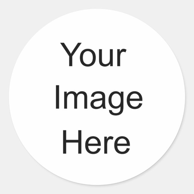 Create Your Own Christmas Classic Round Sticker (Front)