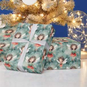 Create Your Own Christmas Faery Wrapping Paper
