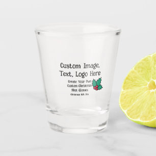 Create Your Own Christmas Gift   DIY Personalized  Shot Glass
