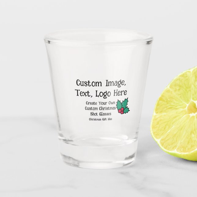 Create Your Own Christmas Gift | DIY Personalized  Shot Glass (Front)