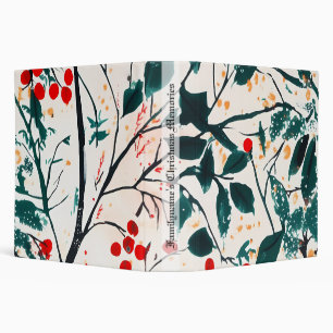 Create Your Own Christmas Holly Berries Foliage Binder