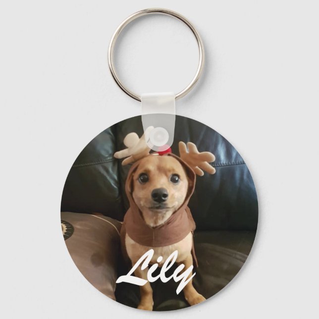 create your own Christmas keyring (Front)