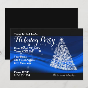 Create Your Own Christmas Party Invitation