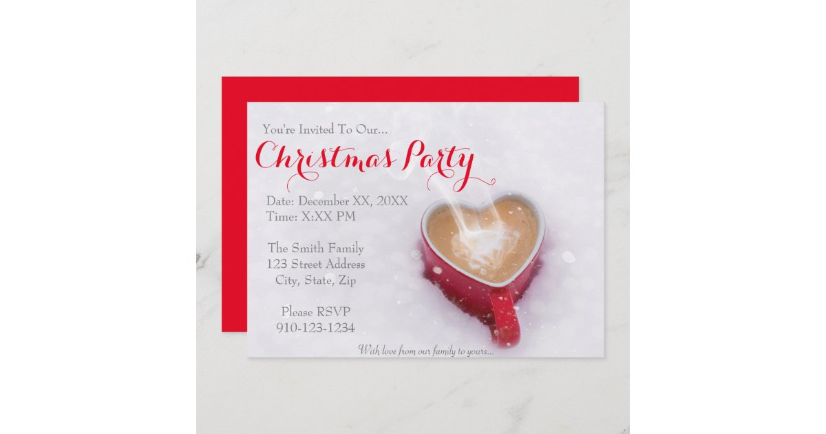 Create Your Own Christmas Party Invitation | Zazzle