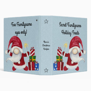 Create Your Own Christmas Presents Sparkler Gnome Binder