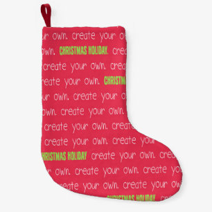 Create Your Own Christmas Small Christmas Stocking