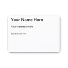Create Your Own Chubby Business Card