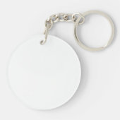 Acrylic Keychain, Circle (single-sided) (Back)