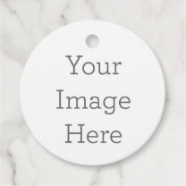 Create Your Own Circle Favour Tags
