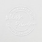 Create Your Own Circle Return Address Script Name