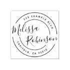 Create Your Own Circle Return Address Script Name