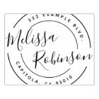 Create Your Own Circle Return Address Script Name