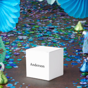 Create Your Own Classic 2" x 2" x 2" Favor Box