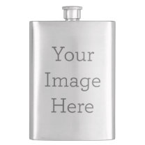 Create Your Own Classic 8oz Stainless Steel Flask