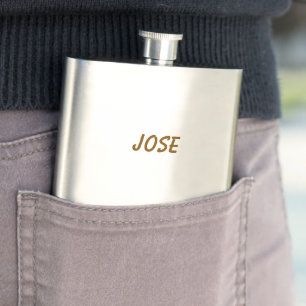 Create Your Own Classic 8oz Stainless Steel Flask