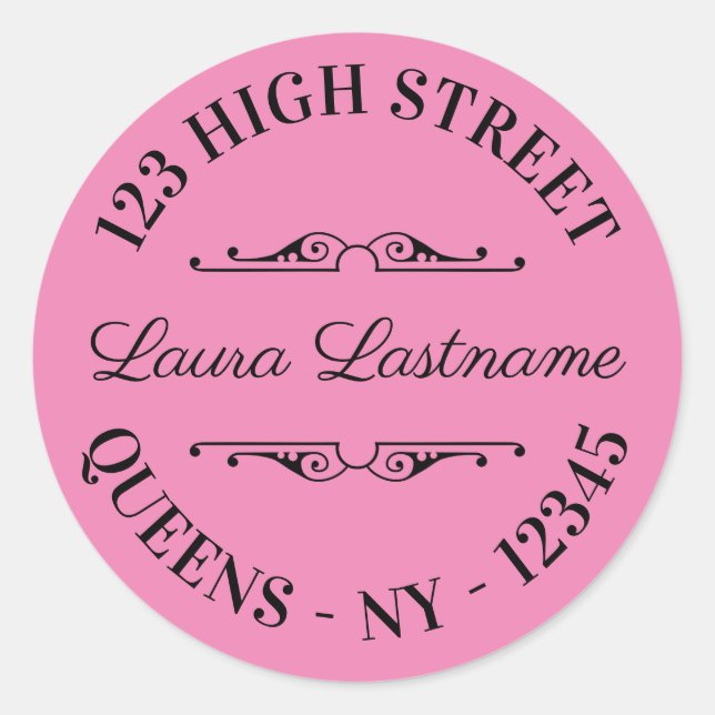 Create Your Own Classic Round Sticker (Front)