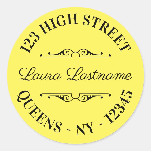 Create Your Own Classic Round Sticker (Front)