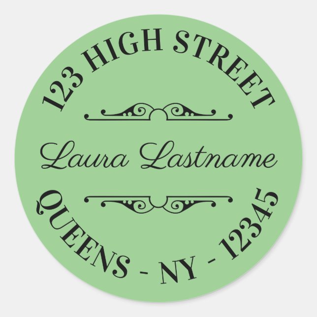 Create Your Own Classic Round Sticker (Front)