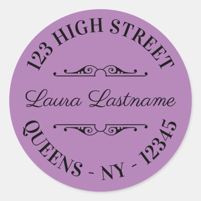 Create Your Own Classic Round Sticker (Front)