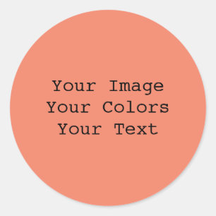 Create Your Own Classic Round Sticker