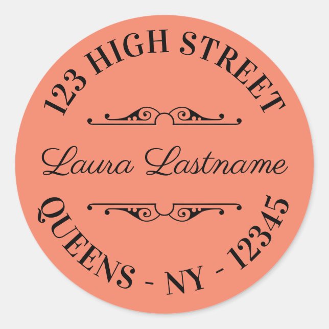 Create Your Own Classic Round Sticker (Front)