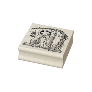 Create Your Own Cloaked Frog Seeker Rubber Stamp