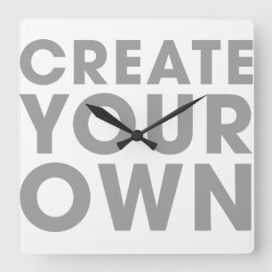 Create Your Own Clock
