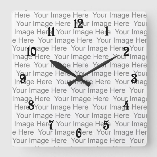 Create Your Own Clock With Numbers (Front)