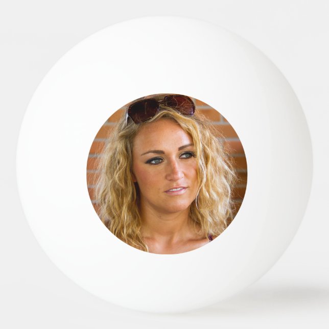 Create Your Own Color Photo Ping Pong Ball (Front)