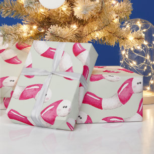 Create Your Own Colour Choice Peppermint Worms Wrapping Paper