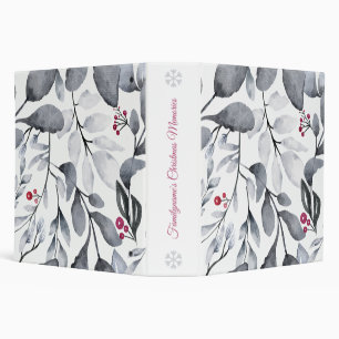 Create Your Own Colour Choice Red & Grey Foliage Binder