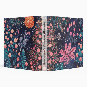 Create Your Own Colourful Christmas Flowers Binder