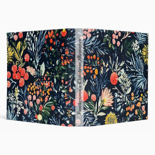 Create Your Own Colourful Christmas Leaves Berries Binder