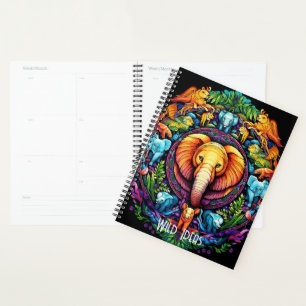 Create Your Own Colourful Elephant Mandala Totem Planner