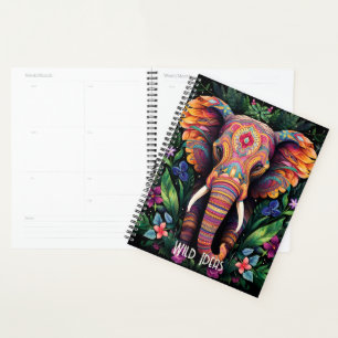 Create Your Own Colourful Elephant Totem Planner