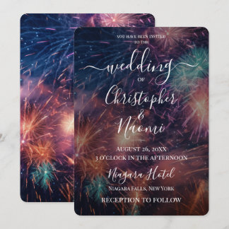 Create Your Own Colourful Fireworks Invitation