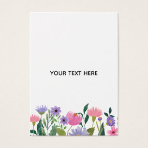 Create Your Own Colourful Floral Border