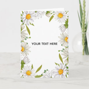Create Your Own Colourful Floral Border Card