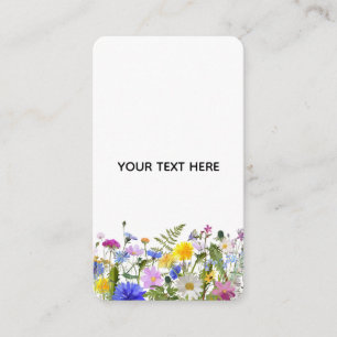 Create Your Own Colourful Floral Enclosure Card