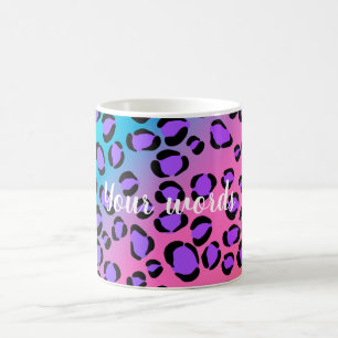 Create Your Own Colourful Leopard Print Magic Mug