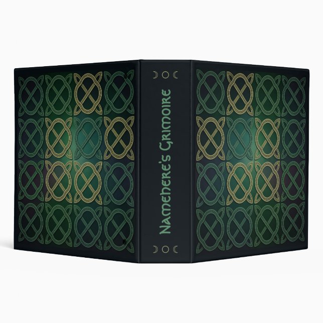 Create Your Own Colourful Shields Celtic Knotwork Binder (Background)