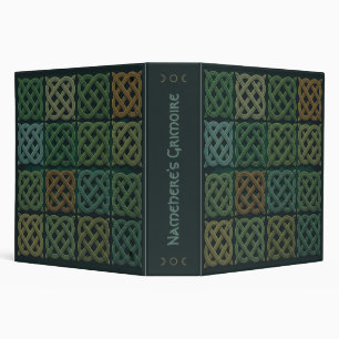 Create Your Own Colourful Squares Celtic Knotwork Binder